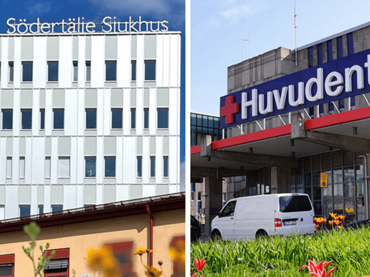 Södertälje och Karolinskas fasader