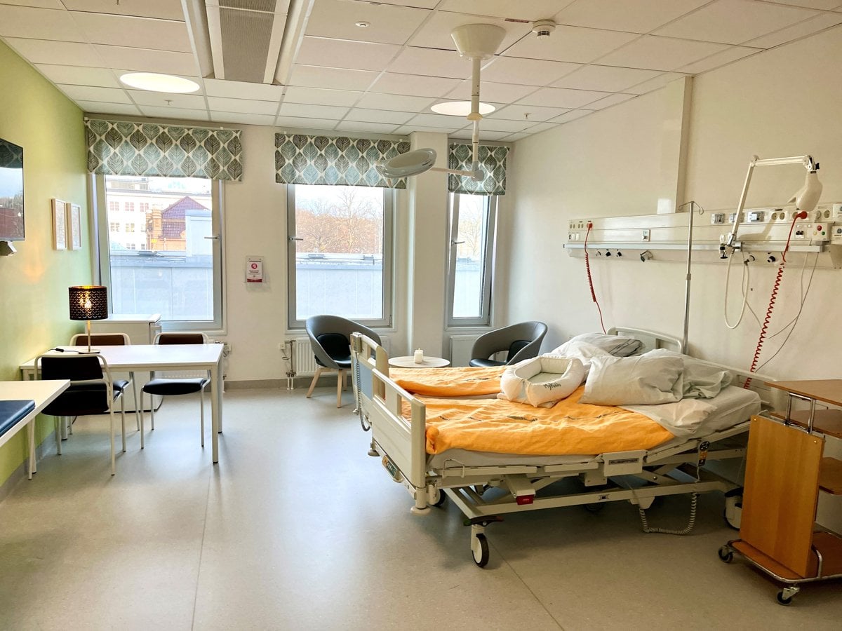 Ett rum på BB Södertälje