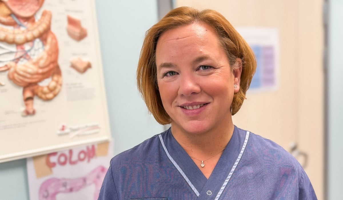 Bild på sjuksköterska, Södertälje sjukhus