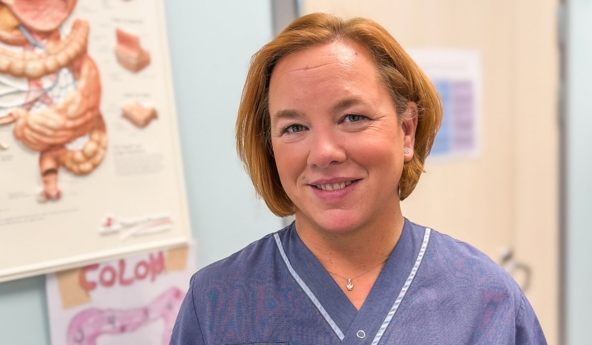 Bild på sjuksköterska, Södertälje sjukhus