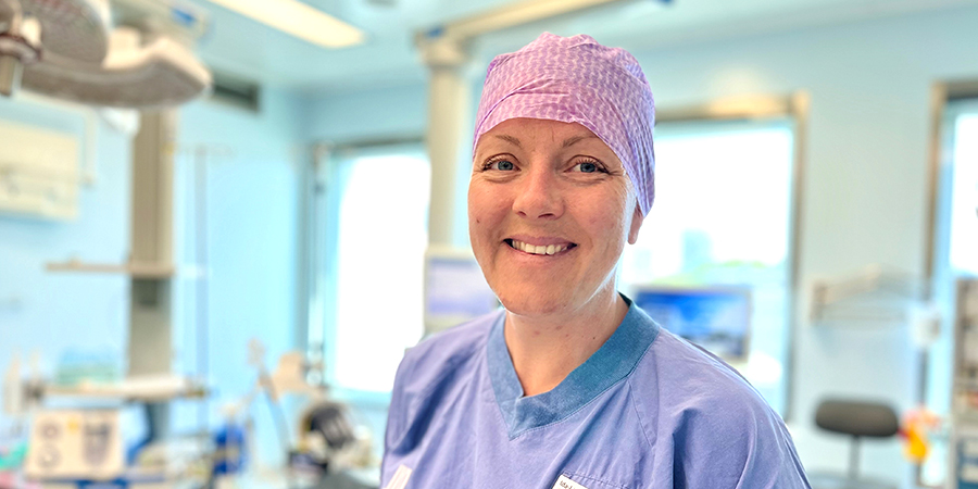 Ida-Linnéa Böregård, operationssjuksköterska på Södertälje sjukhus