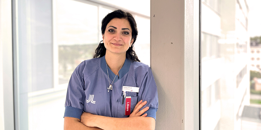 Susann Daoud, kirurg på Södertälje sjukhus